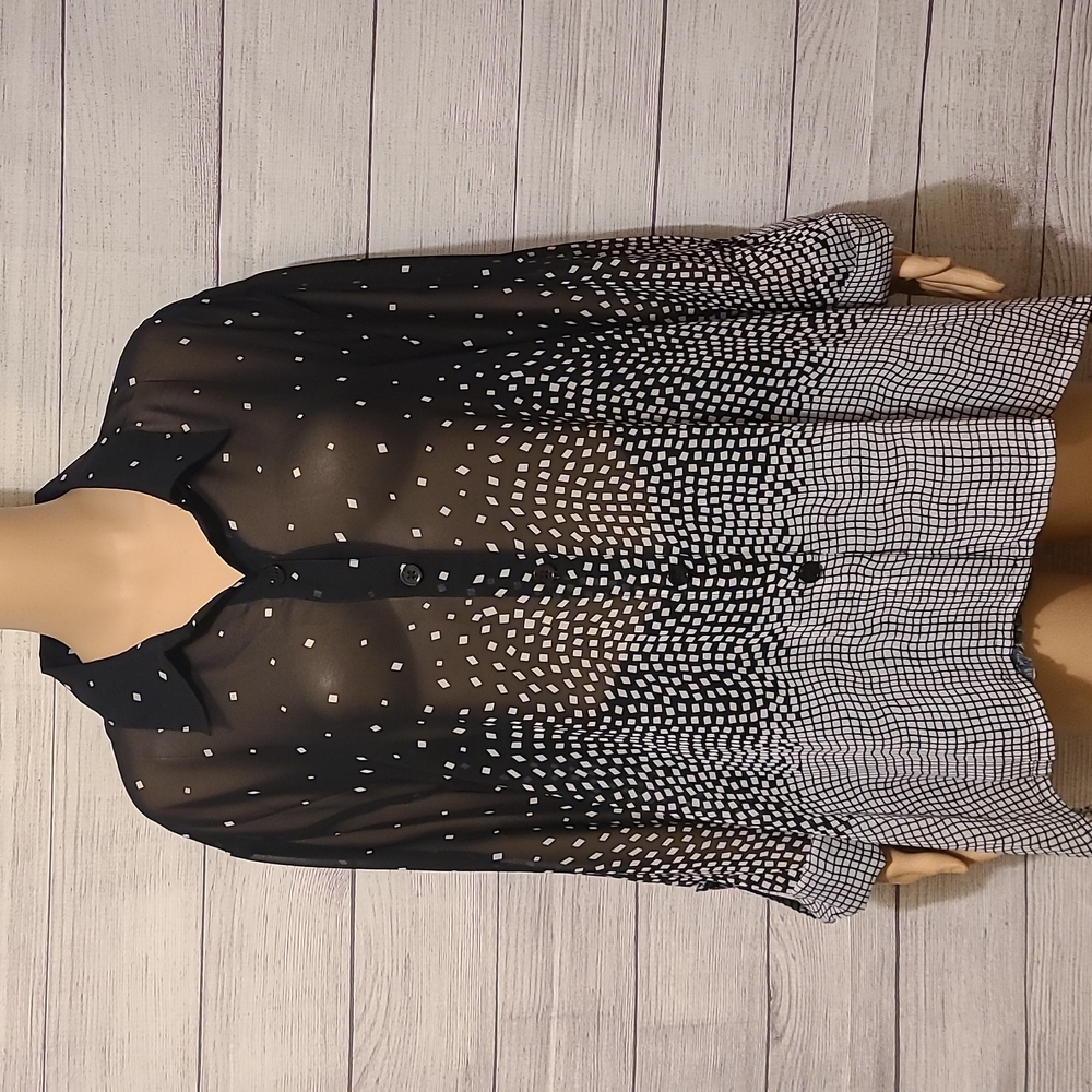 🚨 2 for $10 3X Checkered Top